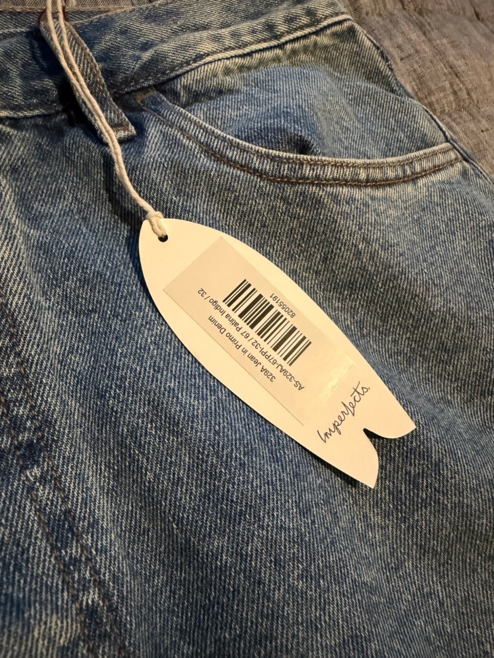 Imperfects 329A Jean in Primo Denim Jeans × 1 67 Patina Indigo / 32 - Picture 4 of 6